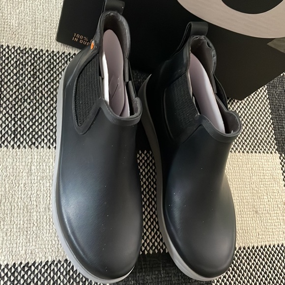 Bogs Kicker Rain Chelsea II Women's Rain Boots, Black, - Picture 7 of 7